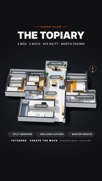 Floor plan, The Topiary