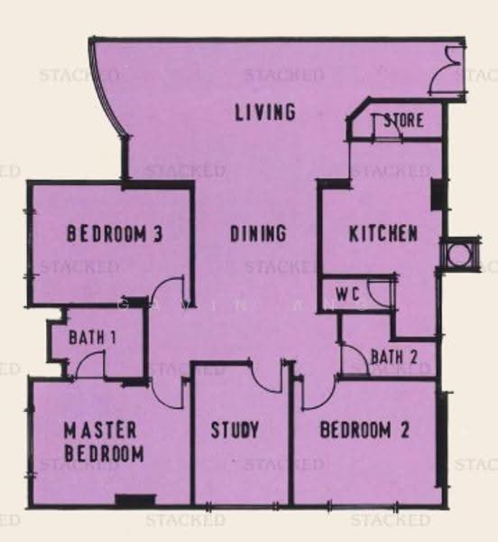 Floor plan, St Francis Court