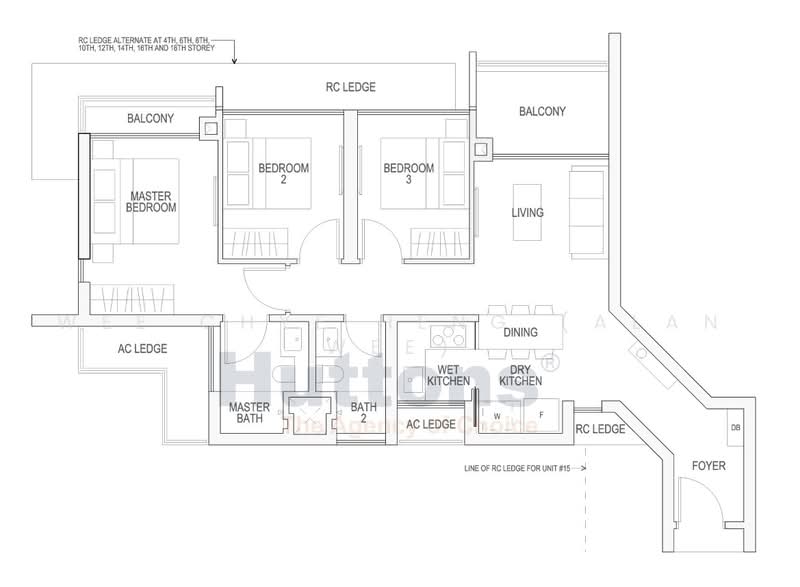 Floor plan, Riverbank at Fernvale
