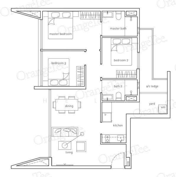 Floor plan, The Amore