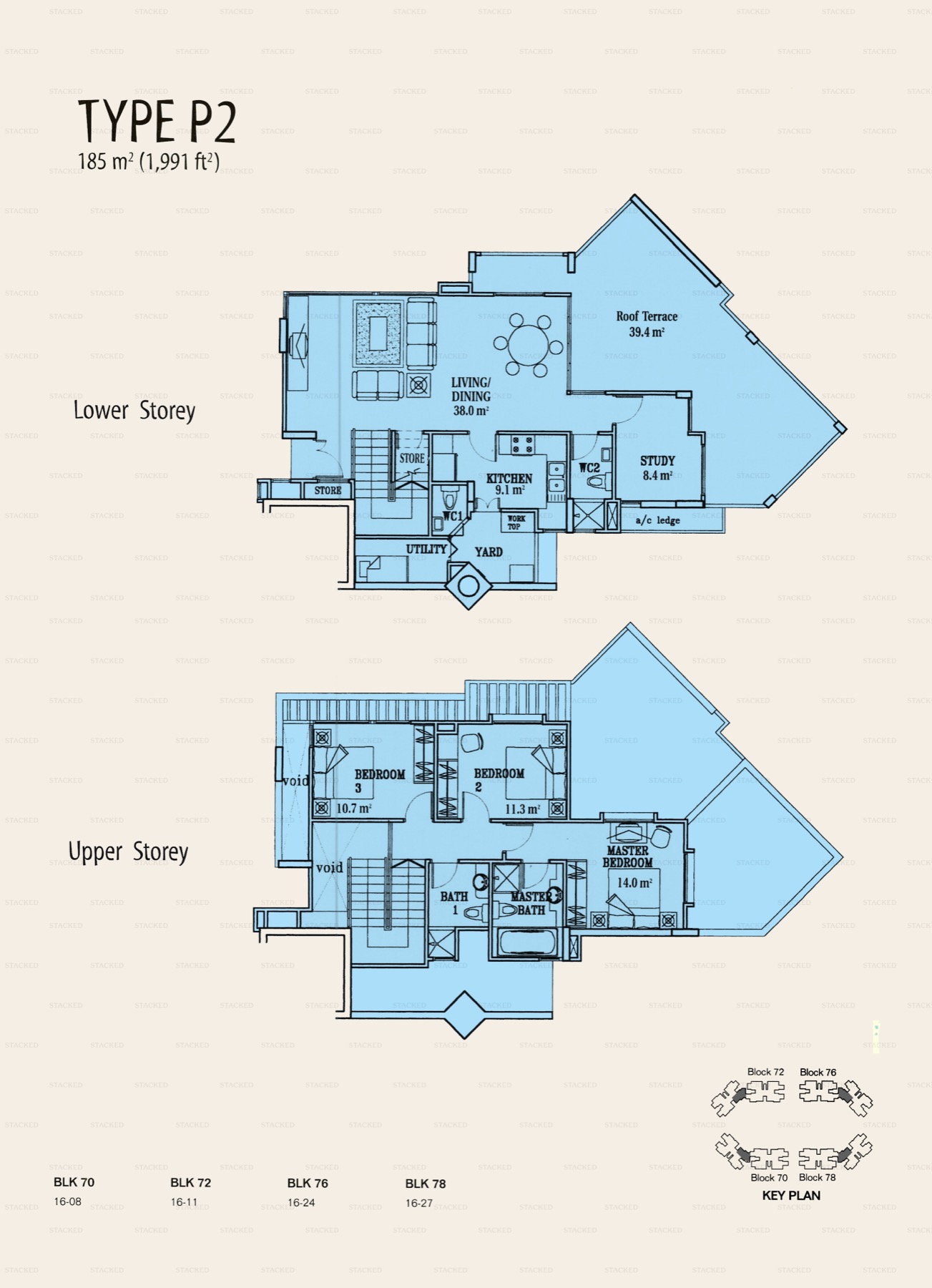 Floor plan, The Florida