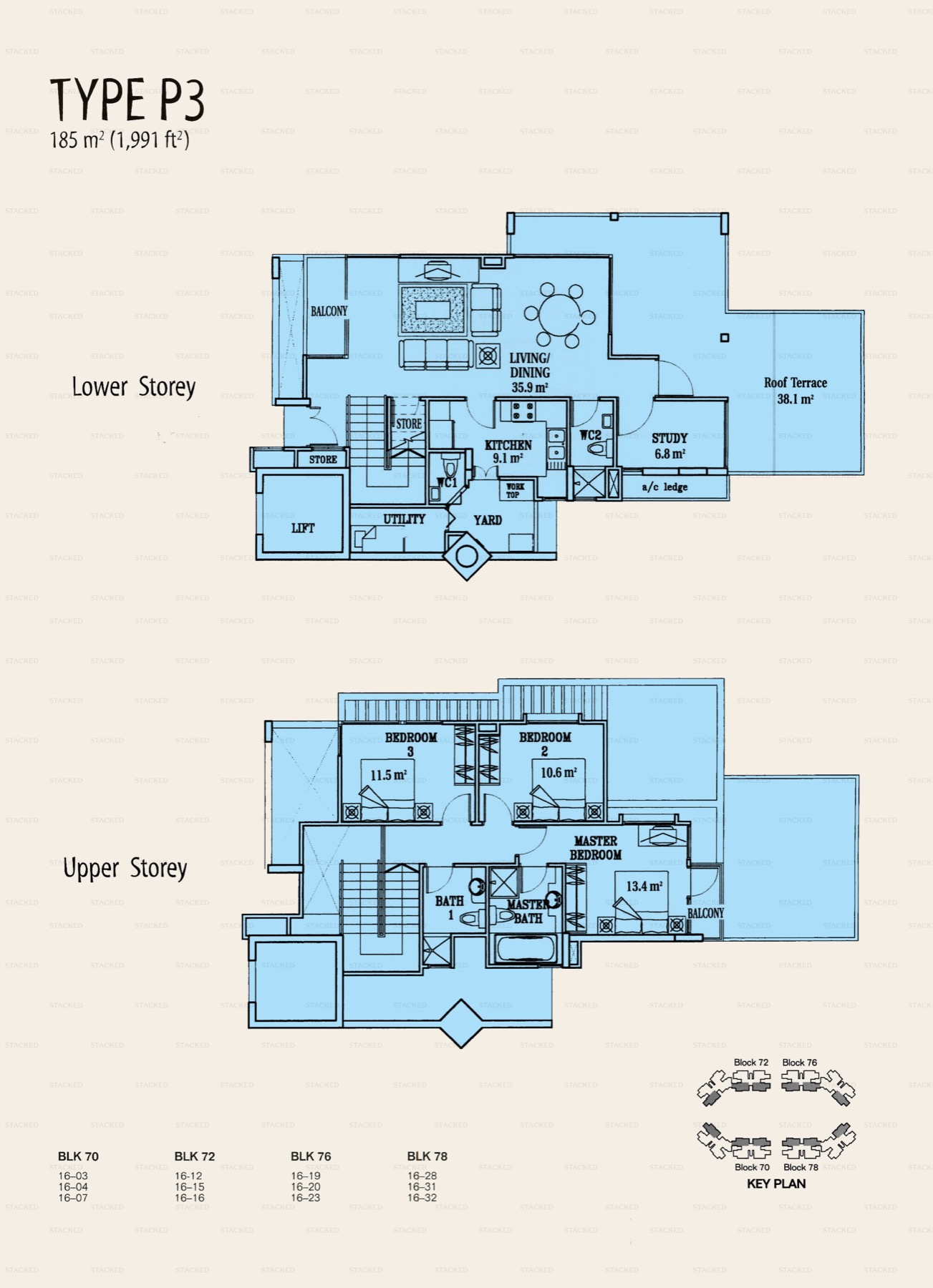Floor plan, The Florida