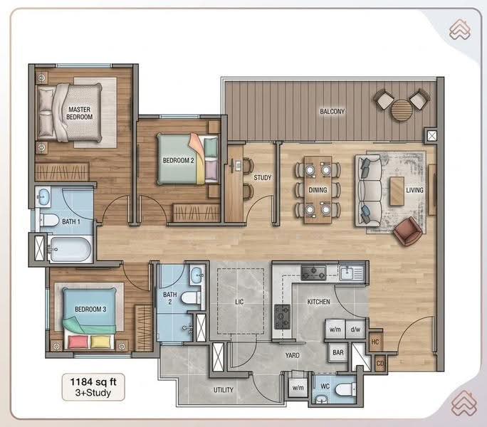 Floor plan, Riversails
