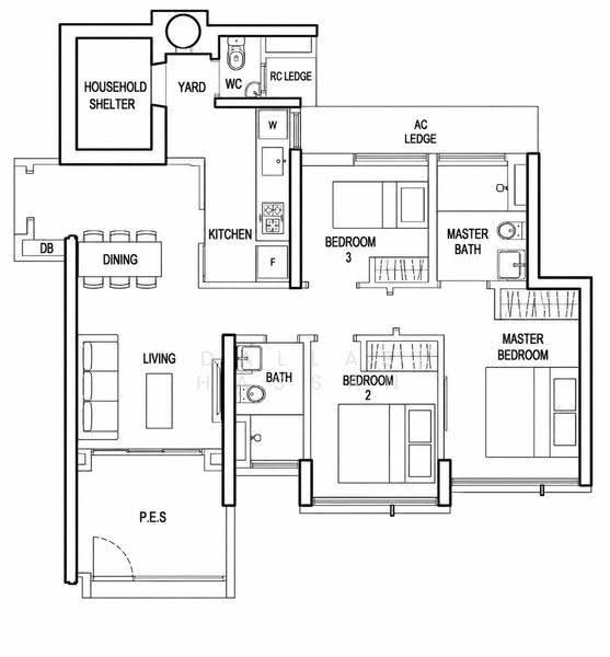 Floor plan, The Terrace