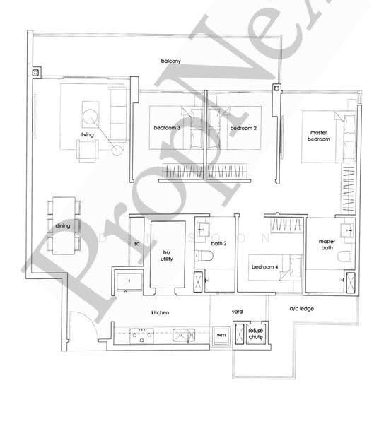 Floor plan, Heron Bay