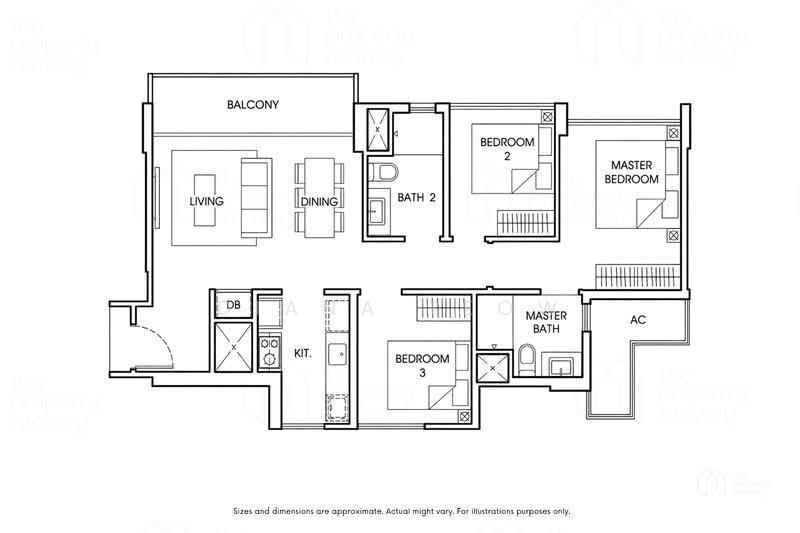 Floor plan, The Vales